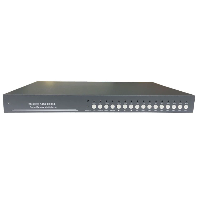 

Security Video Splitter Nine-Way Rack with VGA Output BNC Analog Signal