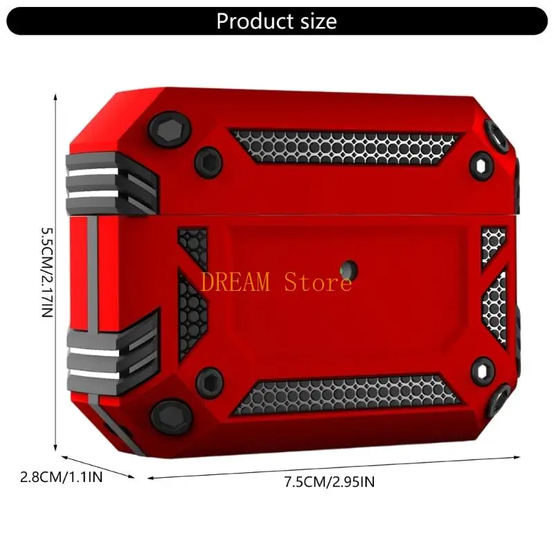 Ergonomic Earphone Cover AntiDust Protections Smooth Button Secure Carabiner Attachment for 3rd best sale