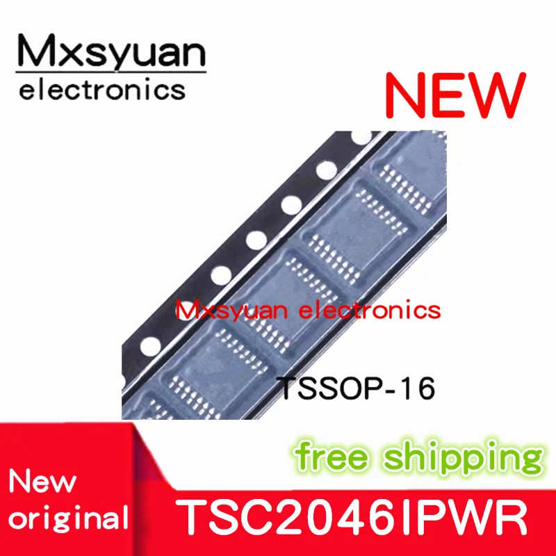 10pcs~100pcs/LOT TSC2046IPWR TSC2046IPWRG4 TSC2046IPW TSC2046i TSC20461 2046I 20461 TSSOP16 only available in stock