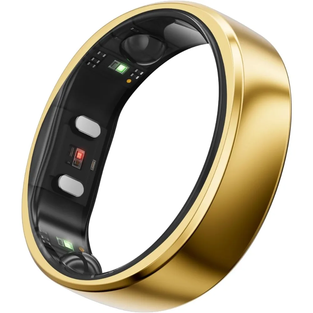 Gen 2, World’s First Smart Ring with Sleep Apnea Monitoring, No APP Subscription, 12-Day Battery Life, Stress/Heart Rate