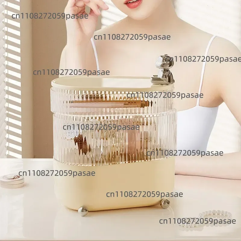 Desktop Storage Box Light Luxury Home And Daily Necessities Jewelry Sundries Rotary Storage With Lid Rotary Storage Box