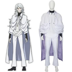 Bungo Stray Dogs Bungou Stray Dogs: Dead Apple Tatsuhiko Shibusawa Cosplay Costume Anime White Outift