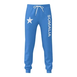 Mens Sweatpants Somalia Flag Pants with Pockets Joggers Soccer Football Multifunction Sports Sweat With Drawstring