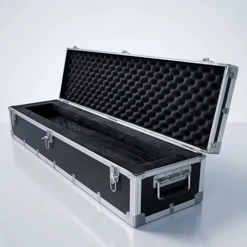 China Manufacturer Customizable Large Aluminum Flight Case Shockproof Wheeled Equipment Transport Road Case