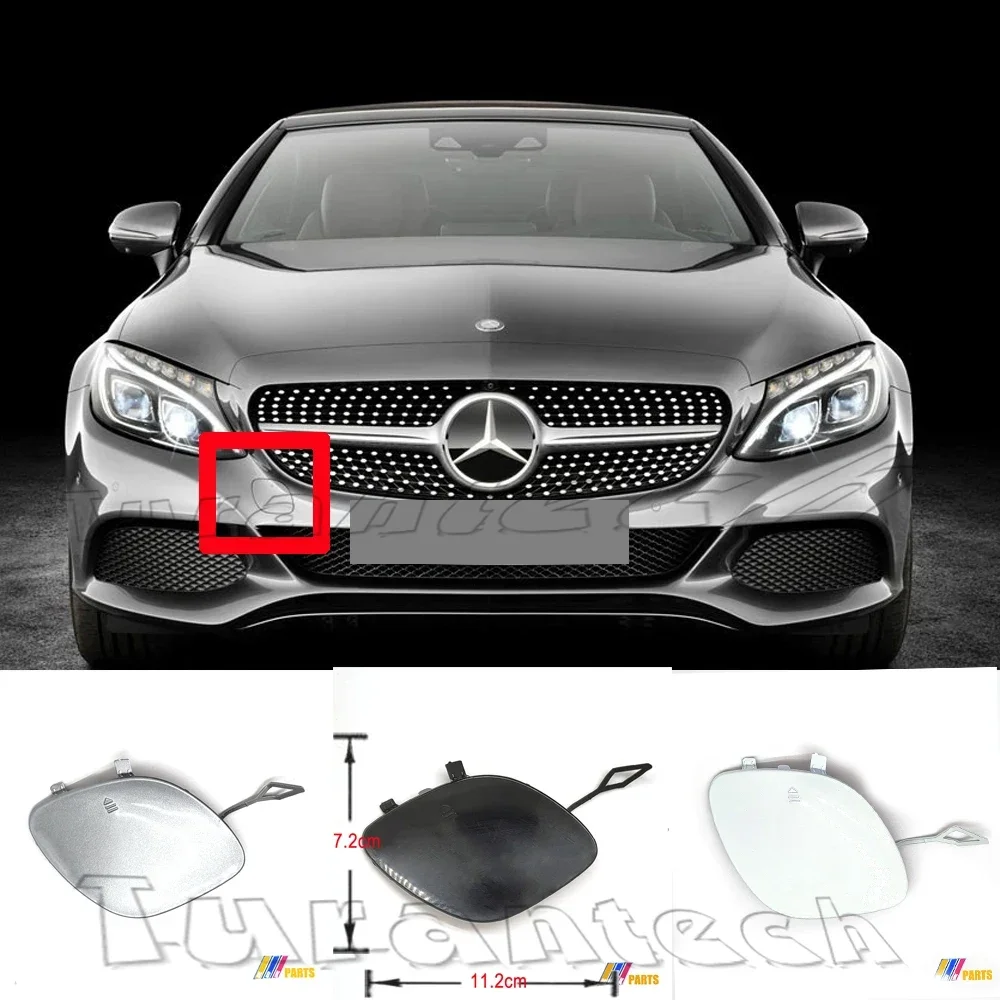 A2058850324 Fit 15-18 Mercedes-Benz C-Class Sedan(W205)Wagon(S205) FRONT TOW COVER A2058850024
