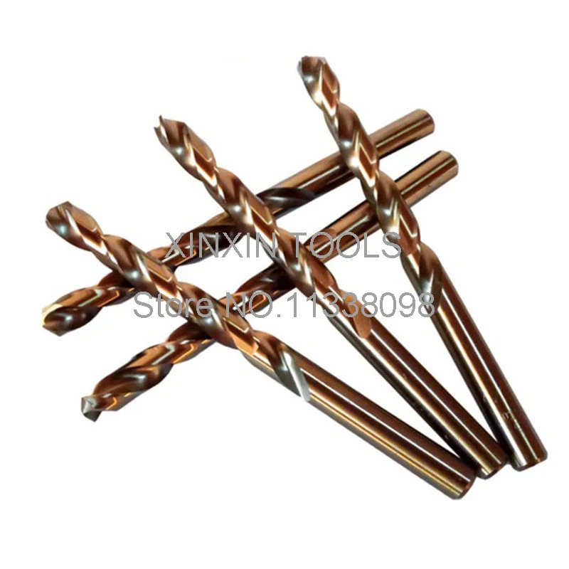 10 قطعة 1.0 مللي متر-8.0 مللي متر M35 HSS-CO لقمة ثقب الكوبالت HSS تويست مثقاب الخشب للفولاذ المقاوم للصدأ (1.5/2/2.5/3/4/4.5/5/5.5/6/6.5/7/7.5 مللي متر) #4