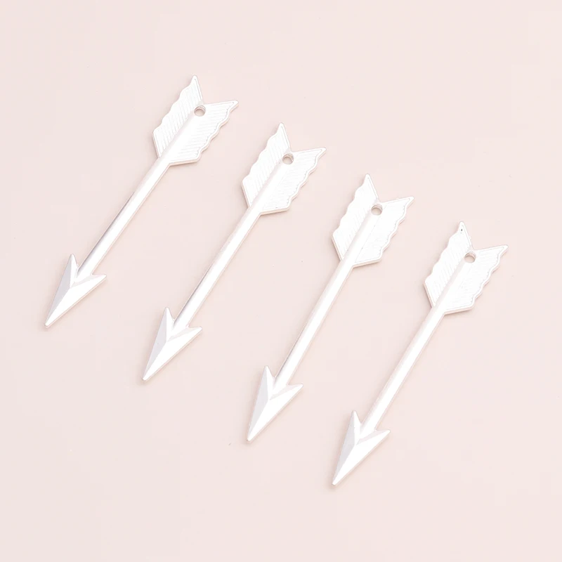 8 Stück 12*62mm vergoldete Pfeil-Anhänger aus Legierung für handgefertigte Ohrringe, Halsketten, DIY-Schmuckherstellungszubehör – Detail 6