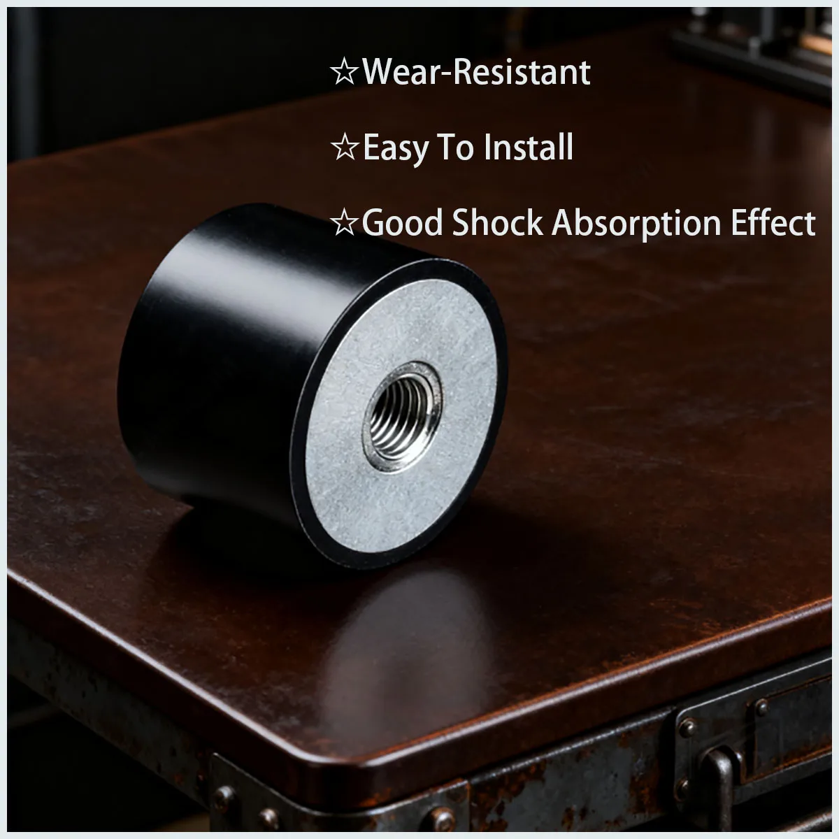 DE-Type Female Thread Rubber Shock Absorber - M3-M20 Anti Vibration Isolation Mount Crash Pad Damper for Industrial
