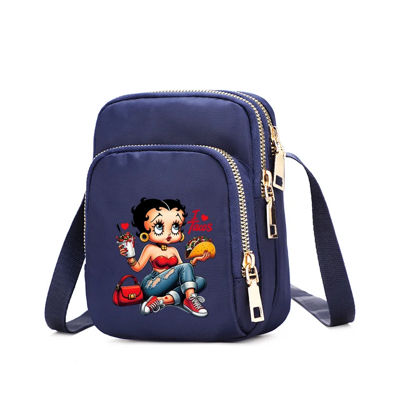 Disney Betties Women\'s Bags Handbag Causal Crossbody Bags Cell Phone Purse Women\'s Underarm Bag Female Crossbody Shoulder Bag