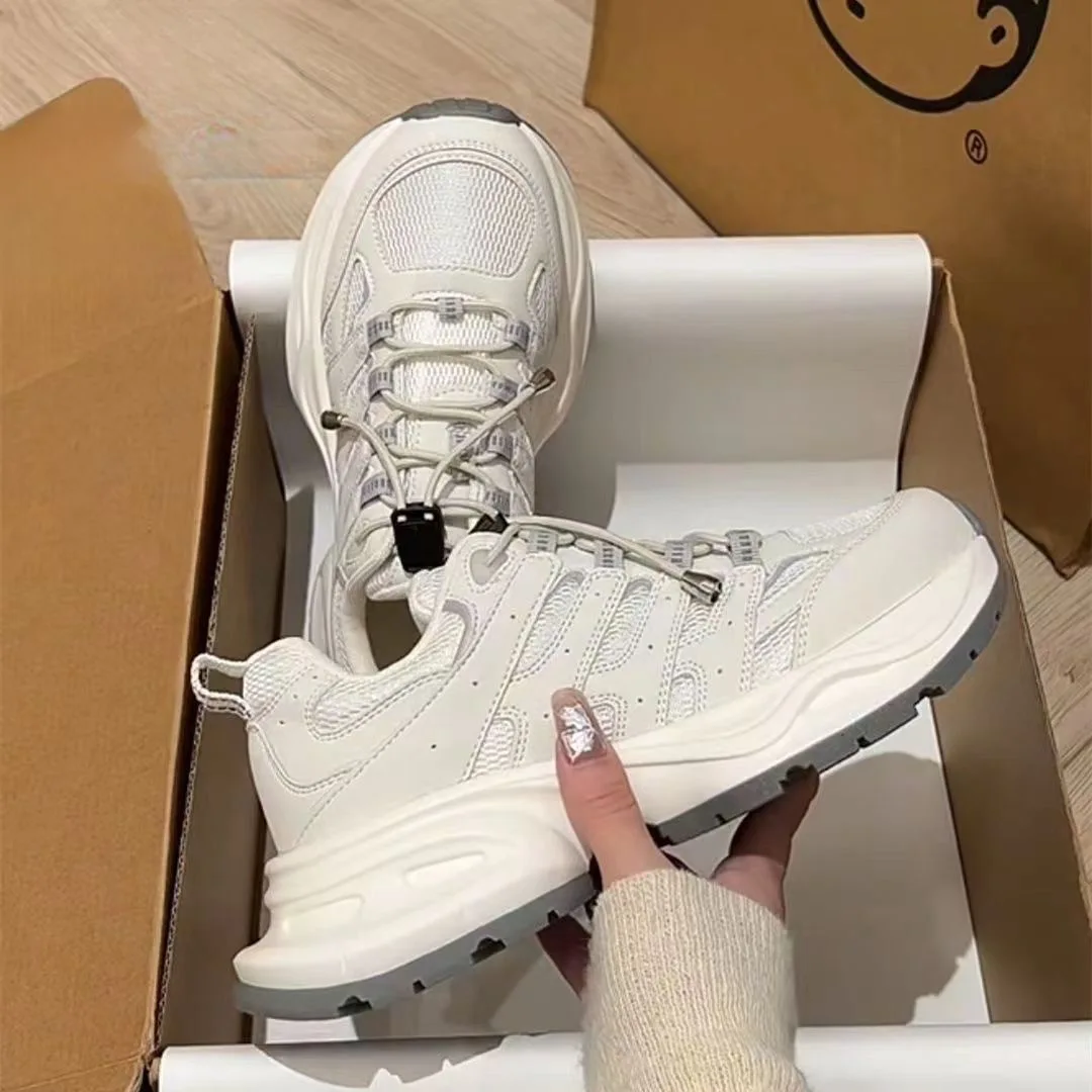 

Dad's shoes 2026 spring new hiking shoes running height increasing casual sports shoes for women