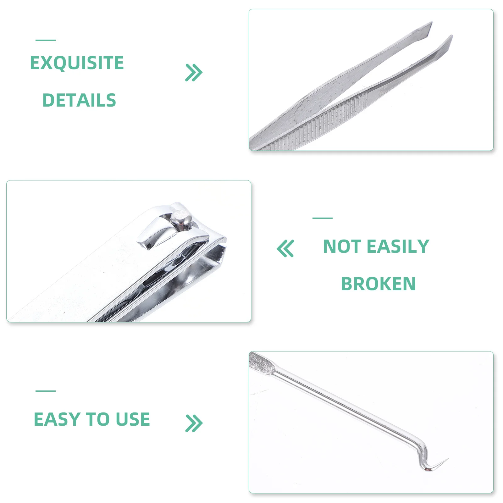 26개입 매니큐어 네일 케어 세트 페디큐어 그루밍 키트 휴대용 네일 클리퍼 도구 남녀 공용 휴대용