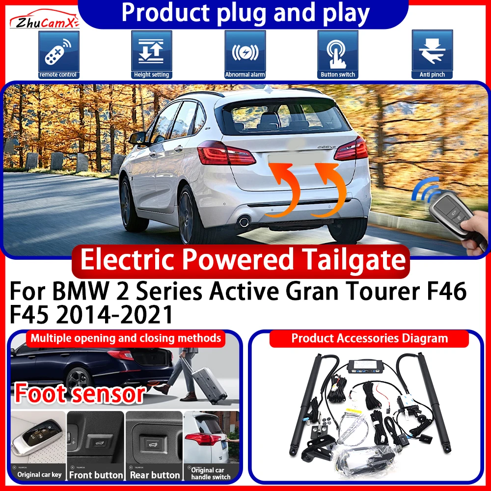 Electric OEM Powered Tailgate for BMW 2 Series Active Gran Tourer F46 F45 2014-2021 Anti Pinch Smart Intelligent Control Gate