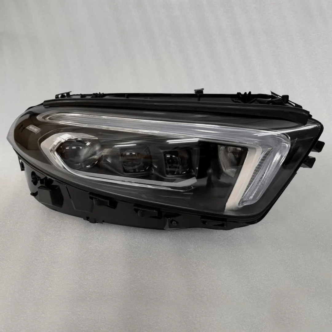 For Mercedes-Benz A-Class W177Headlights AMG35Front Headlight Assembly AMG45 Lighting Three-Eye Lens Multi-Beam Geometric Module