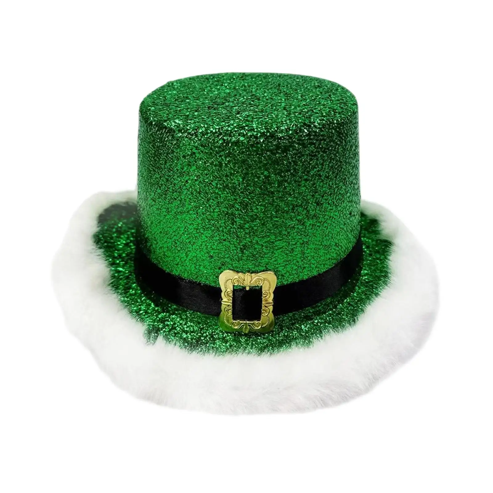 Cappello a cilindro natalizio con decorazione a fascia nera per uomo Donna Cappello da Babbo Natale Costume natalizio Copricapo Cappello natalizio per vestire le vacanze