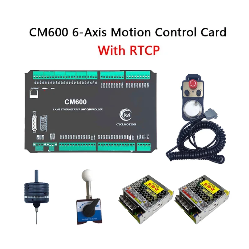 

контроллер + блок питания + маховик + центрирующая ручка + комплект минутного шара