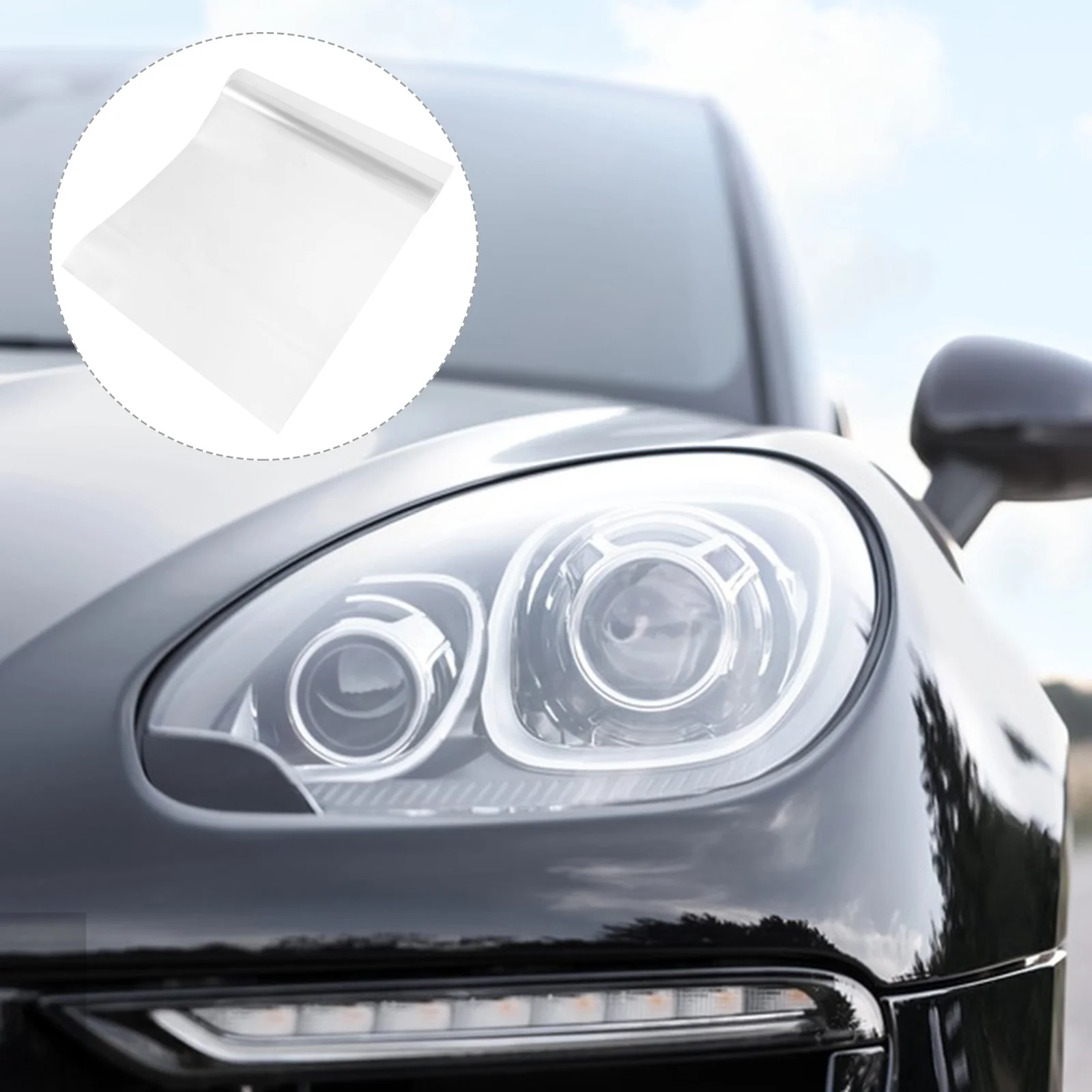 

Car Tint Film 3-Layer Tint For Headlight Wrapping Fog Light Tinting Auto Headlight Protection Film Waterproof Pvc