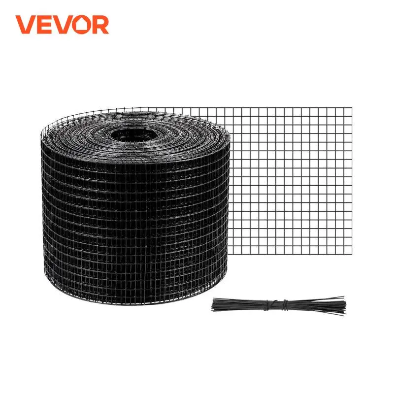 VEVOR Wire Mesh Solar Panel Livestock Protection Suite Critter Guard Roll Solar Panel Guard W/ Fasteners Tie Wires Removable PV