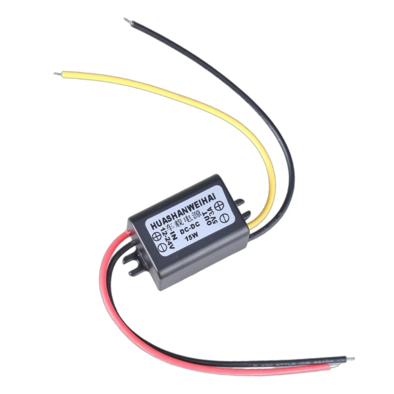 User Friendly DC12V-24V to 5V Output Module Reduce Voltages Regulator Car Power Converters Convenient Car Power Solution