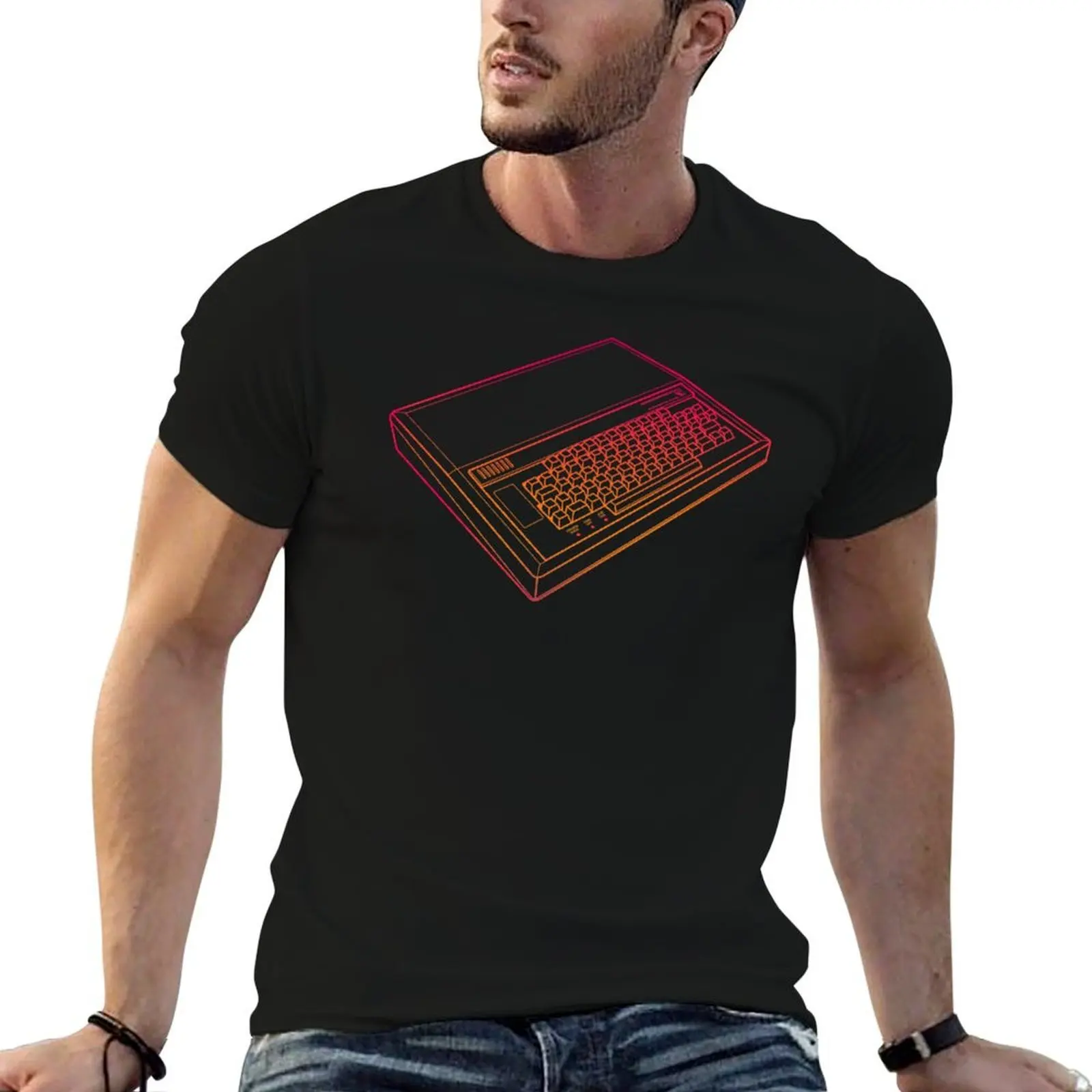 BBC Micro T-Shirt vintage clothes blue archive mens graphic t-shirts big and tall