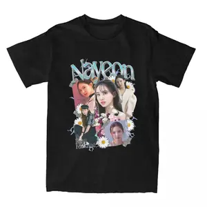 تي شيرت من القطن Nayeon للرجال والنساء بأكمام قصيرة أعلى تصميم فريد من نوعه Kpop Style أفضل 11 مبيعات ملابس نايون - رقم 10