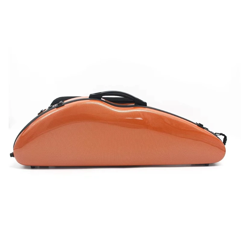 High-grade composite carbon fiber lightweight violin case PC 4/4 orange violin case