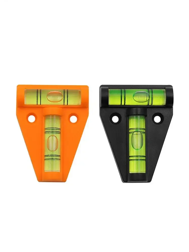 1 Stück Mini T-förmige Wasserwaage Messinstrument Dreieckige Wasserwaage T-Typ Blasen-Wasserwaage Kunststoff Messwerkzeuge für Wohnmobile – Detail 3