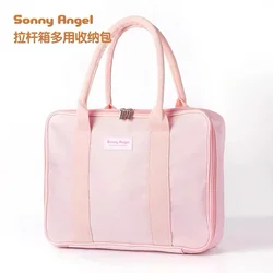 2024 Sonny Angel Logo Special Bag Cute Rabbit Ear Band Pocket Yellow Green Ins Drawstring Storage Bag Cloth Gift Bag Storage Box