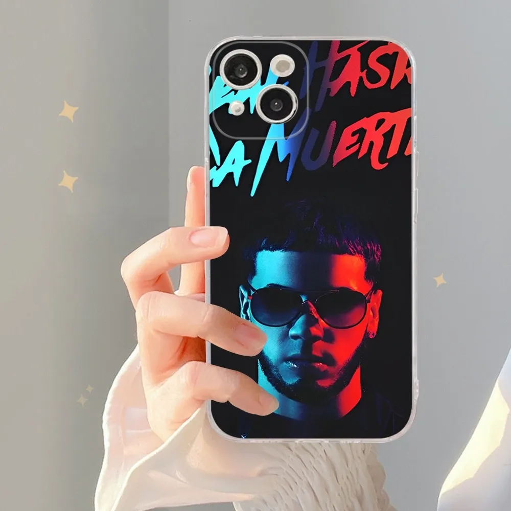 Rapper Anuel AA Real Hasta La Muerte Cassa Del Telefono Per iPhone 14 13 12 Mini 11 Pro XS Max X XR SE 6 7 8 Plus Copertura In Silicone Morbido