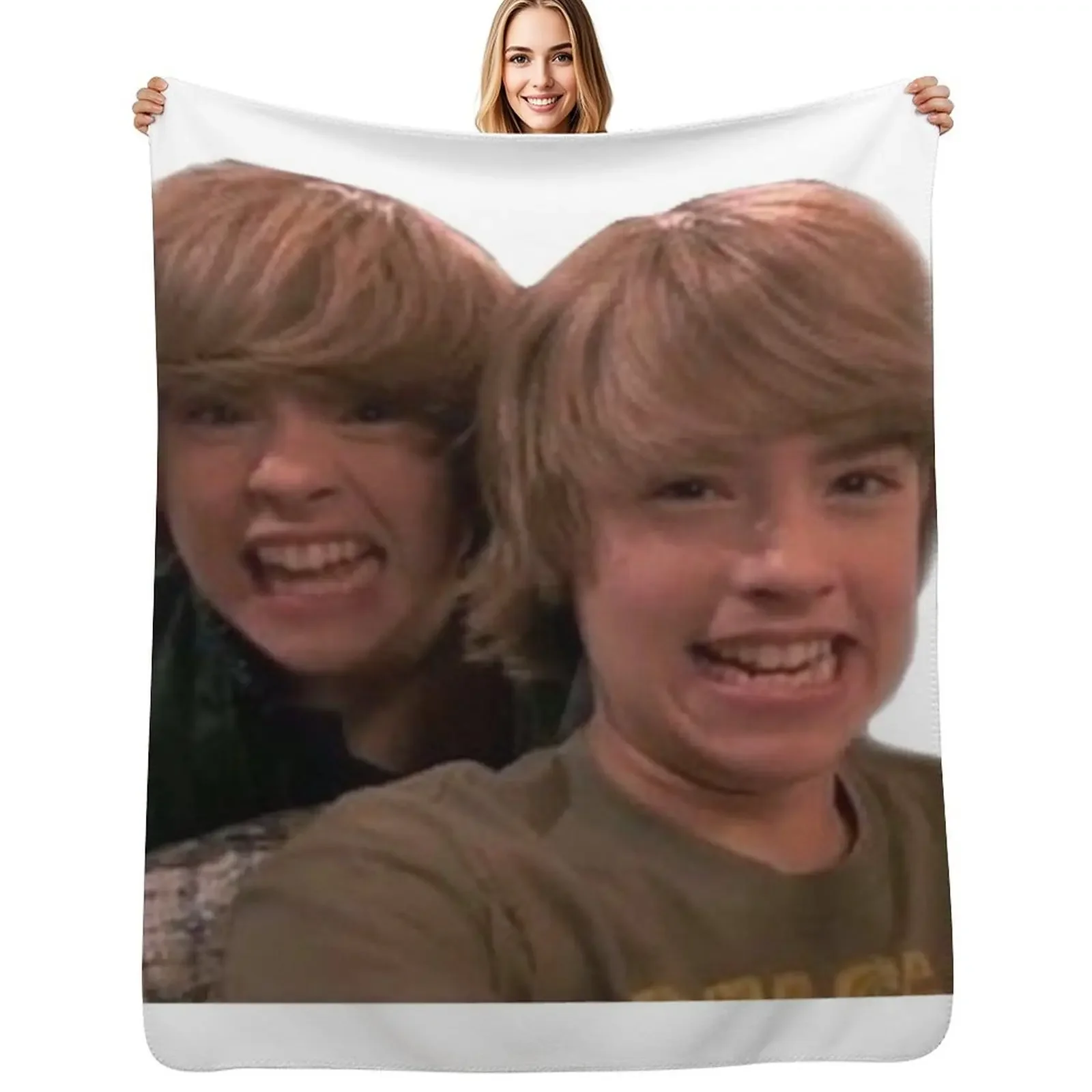 

Zack and Cody Sticker Throw Blanket Hair Tourist Blankets For Baby Nap Blanket