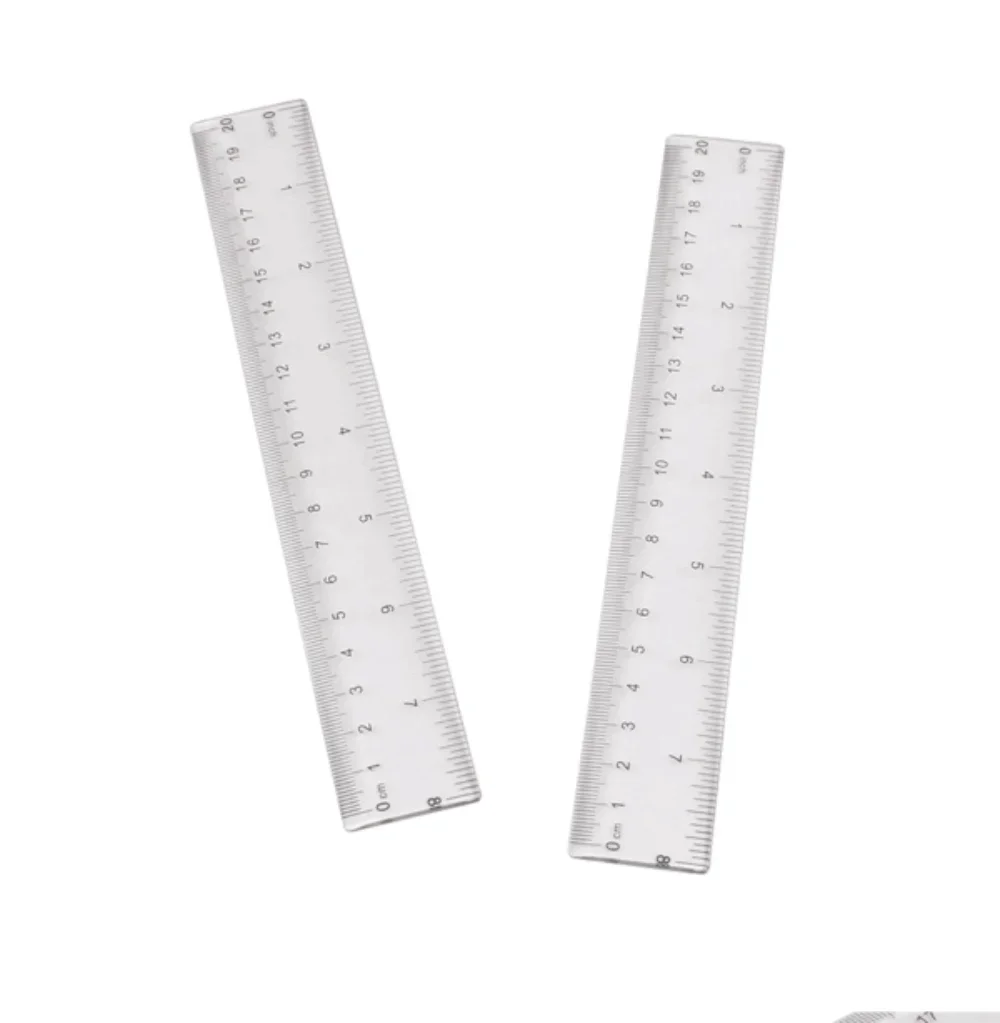 STONEGO Transparent Ruler Durable and accurate measuring tool Essential stationery for precise drawing and measuring