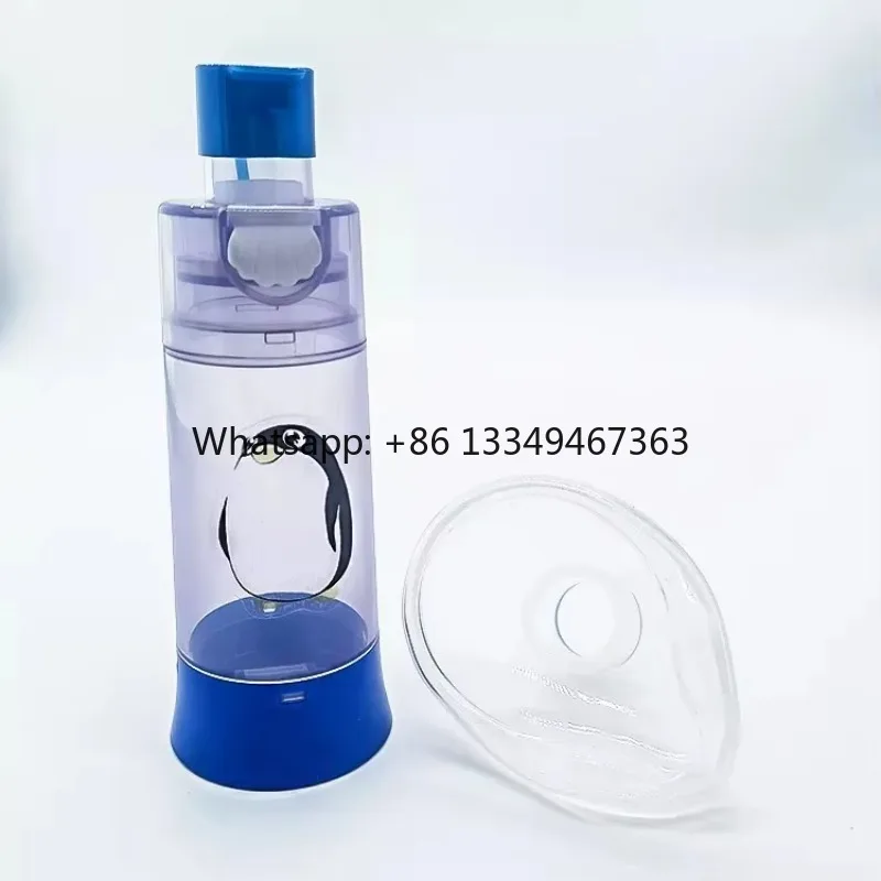 Ventas calientes Cámara de retención con válvula Espaciador de silicona aerocámara asma Cámaras de inhalación Aero Advance portátiles