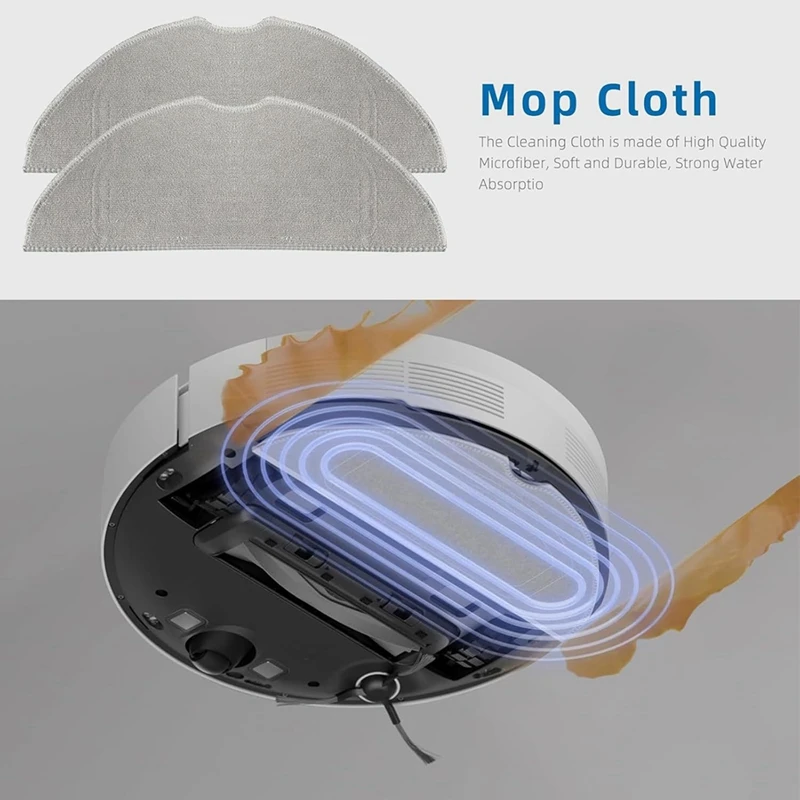 BAAG-комплект аксессуаров для робота-пылесоса Dreame Mova S10, запасные части, щетки, фильтры, швабры