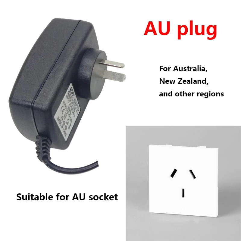 AC/DC Power Supply AU 12V 1.25A 1.5A 2A 2.5A 3A Power Supply Converter 12 Volt Adaptor EU/UK/US/AU Plug 5.5mm*2.5mm Transformer