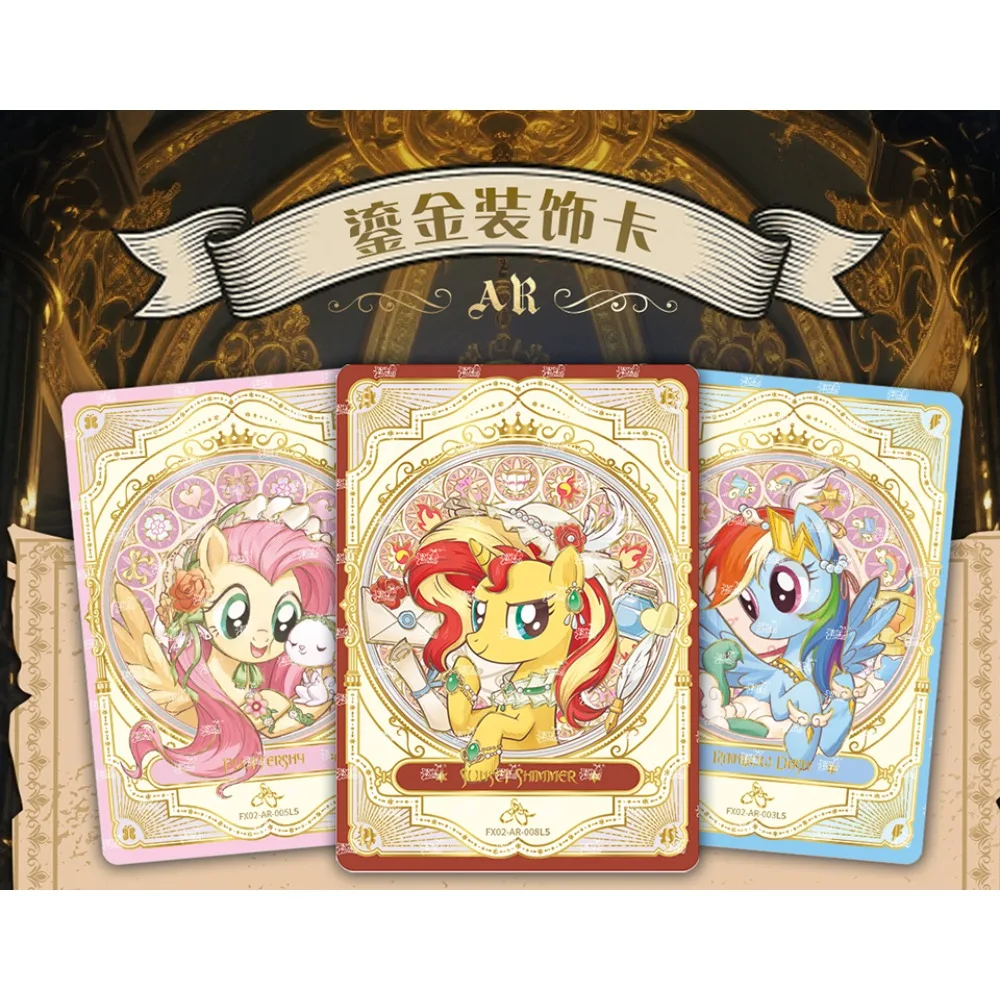 KAYOU Echte My Little Pony-verzamelkaart Leuke cartoonprinses Creatieve portretkaart Kinderverjaardag Prachtig cadeauspeelgoed