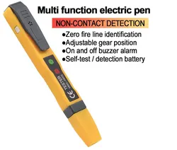 Smart Non-contact Voltage Tester Pen AC/DC Voltage Detector Circuit Tester Pencil Electric Indicator With Alarm Buzzer AC Wire