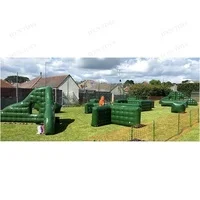 Camouflage Paintball Equipment Air CS Nerfarchery Bunkers Enclousrue Inflatable Obstacles for Laser Tag