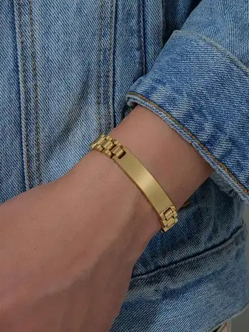 10mm smooth titanium steel watch bracelet Men's new fashion gentleman accessories personalized business gifts