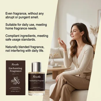 Roxelis Woody Amber Elegant Fragrance Natural Fresh Long Lasting Daily Commute Dating Scent 5