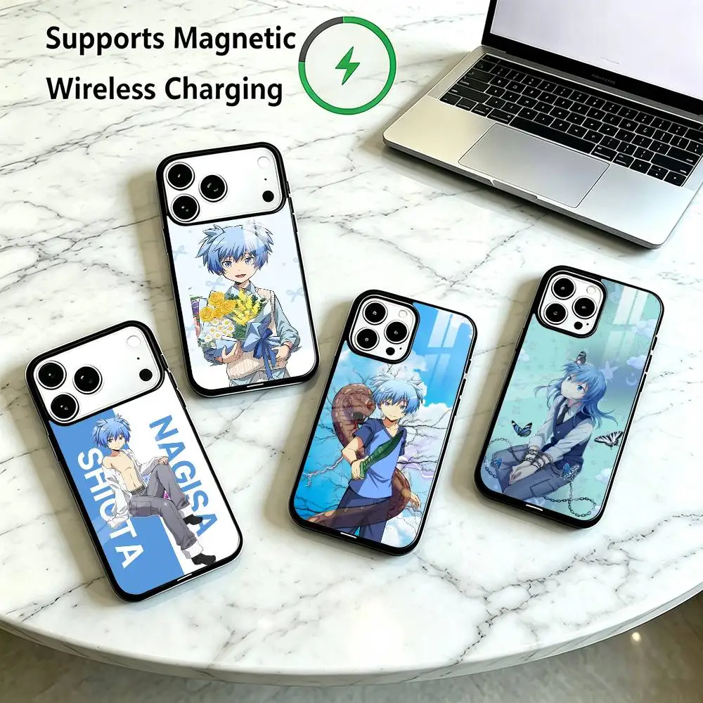 Assassination Classroom N-Nagisa  Phone Case For iPhone18 17,16,15,14,13,12,11 Plus,Compatible with magnetic wireless charging
