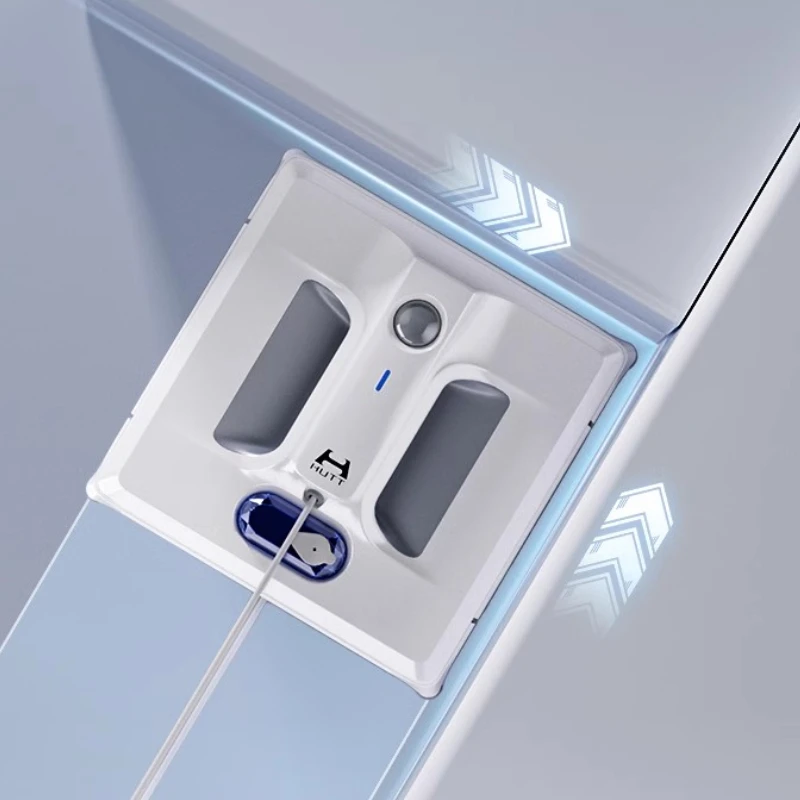 HUTT W10 Robot de limpieza de ventanas de frecuencia Variable, totalmente automático, cristal de limpieza de gran altura con una gran fuerza de succión de 6000Pa