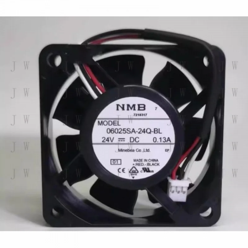 

DDZ for NMB 06025SA-24Q-BL DC24V 0.13A 3-Wire Cooling Fan
