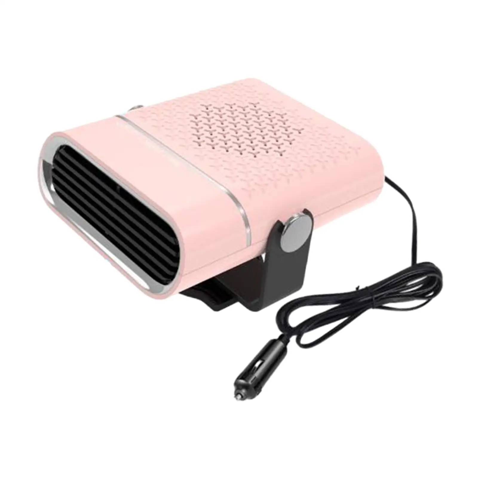 Car Heater for Winter Rotatable with Lighter Plug Car Fan Heater