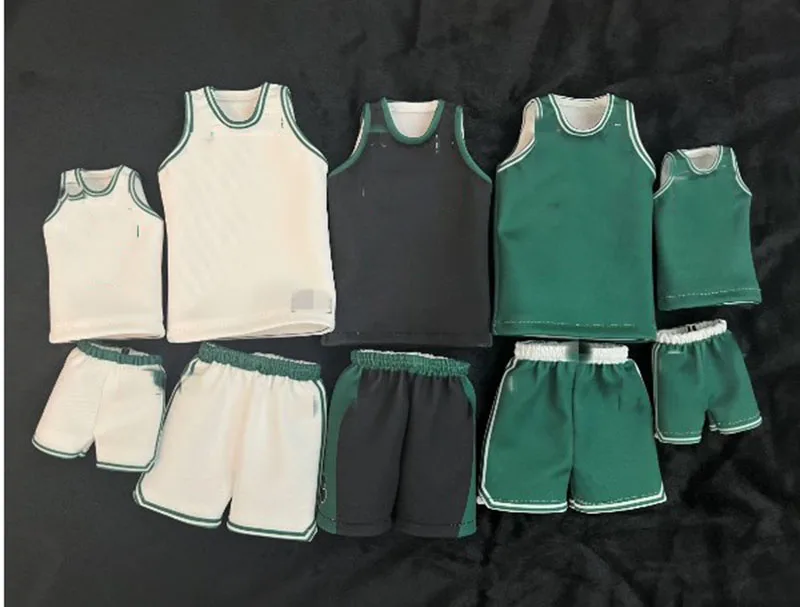 Multi Styles 1/6 CT Basketball Player Sleeveless Top Shorts Sports Clothes Set Accessory Fit 12