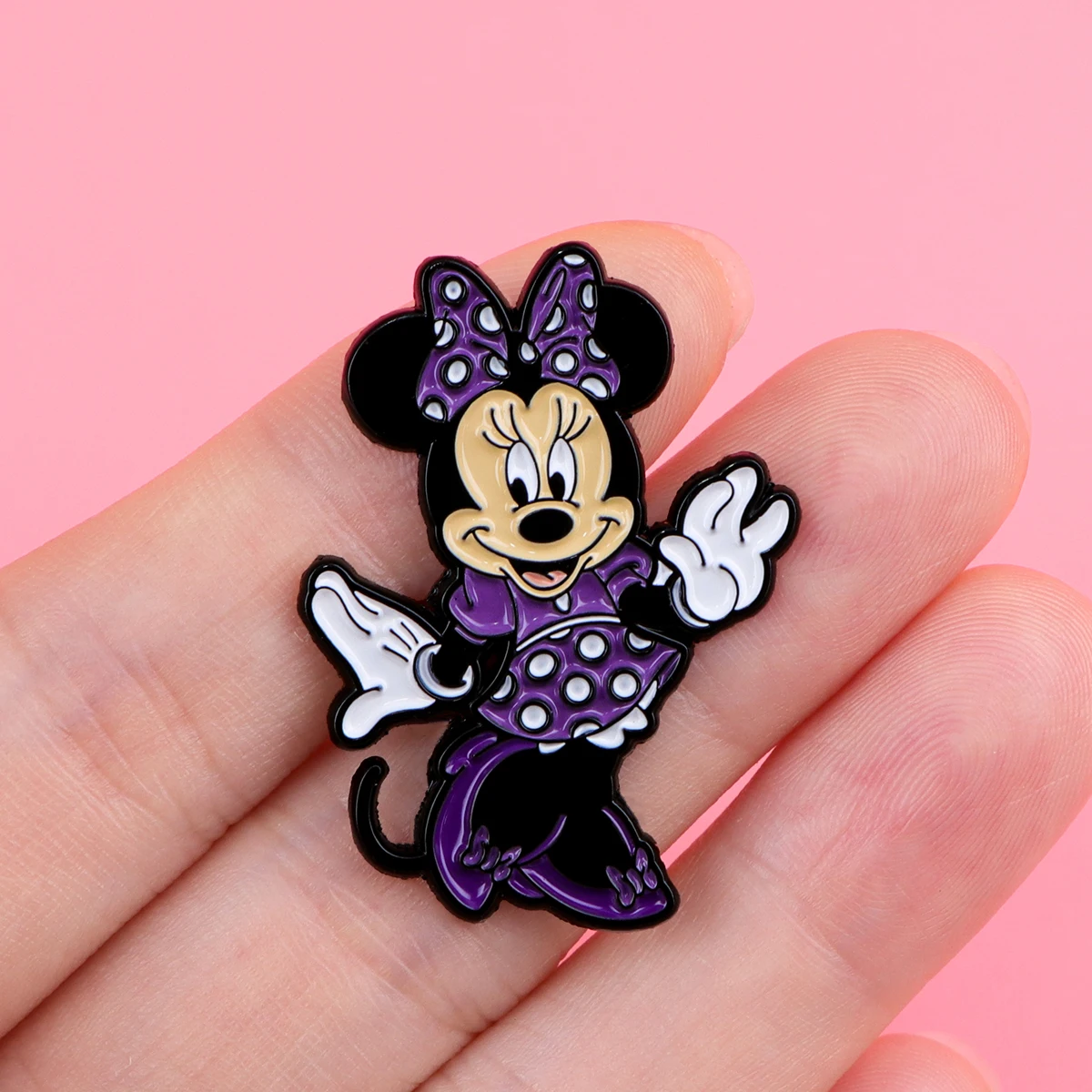 Cartoon Mouse Enamel Pins Dog Brooches for Women Badges on Backpack Lapel Pins Anime Jewelry Clothing Accessories Friends Gift