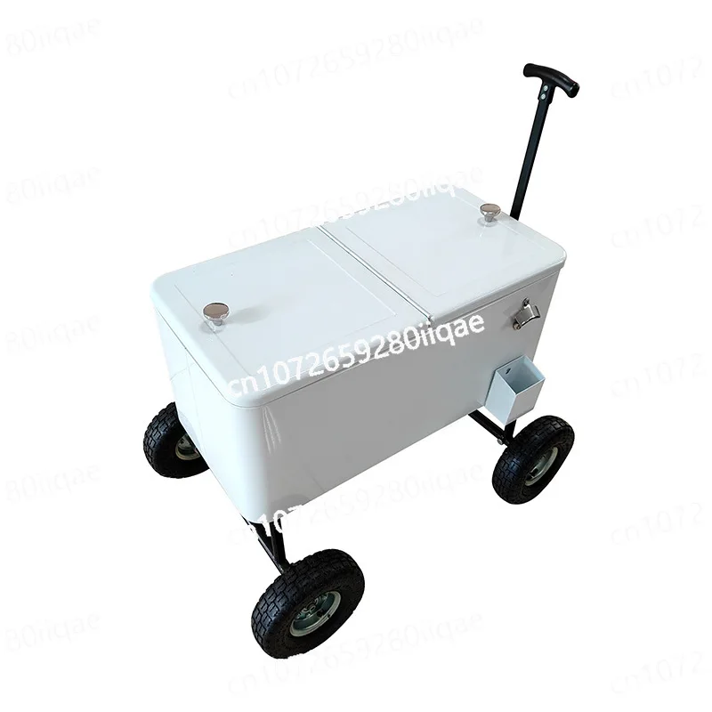 Beverage bucket Toilet model Ice bucket Trailer model Double metal ice bucket Beer Outdoor camping
