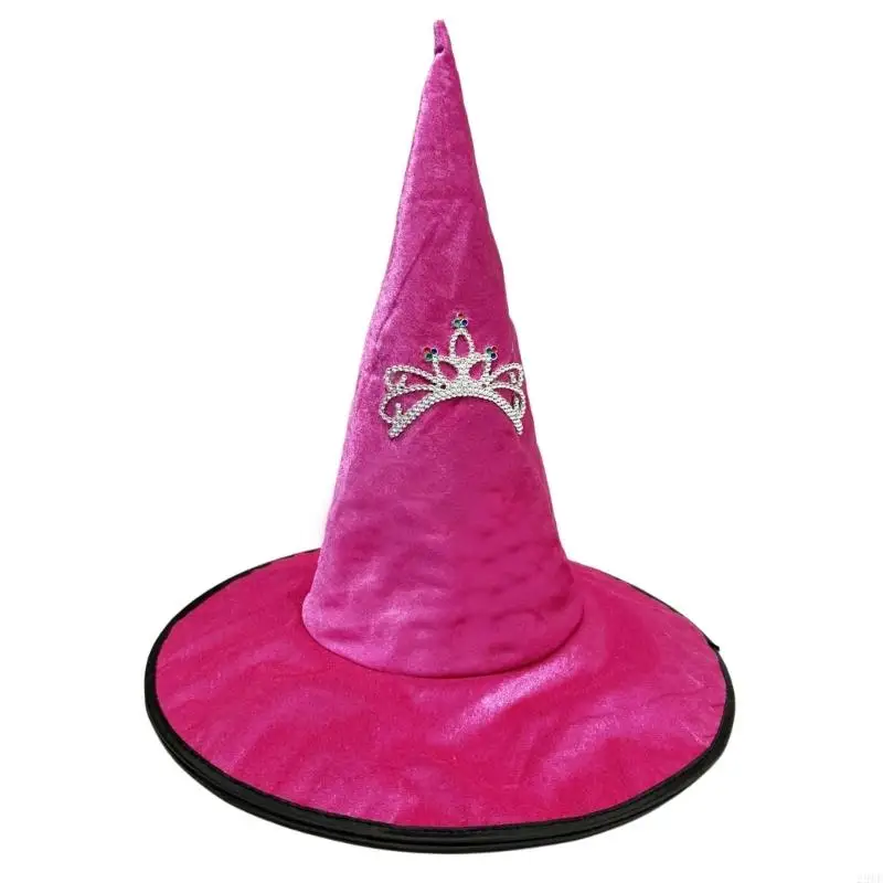 2025 New Witches Witch Hat for Women Witch Caps Halloween Cosplay Costumes Wizard Hats