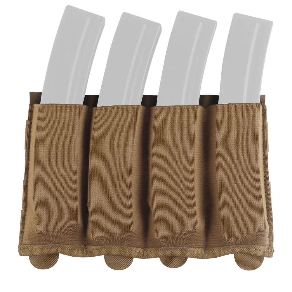 Tactical Lightweight Molle Magazine Pouch for MP5 MP7 Submachine Gun Mag Pouch Flashlight Holder Vest Chest Rig Accessories