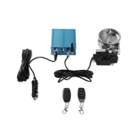 Single Electronic Exhaust Valve Kit Universal Multi-angle Mode Remote Electronic Exhaust Valve Controller Kit Aluminum Box
