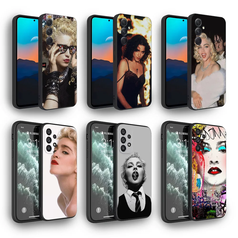 Singer M-Madonna Phone Case For Samsung Galaxy S25 S24 S23 S22 S21 PLUS ULTRA