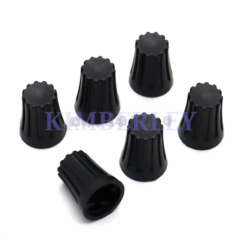 20 Piece 12 X 14.5MM Plastic Striped Knob Cap Potentiometer Knob Cap Code Switch Adjustment Cap Shaft 6MM